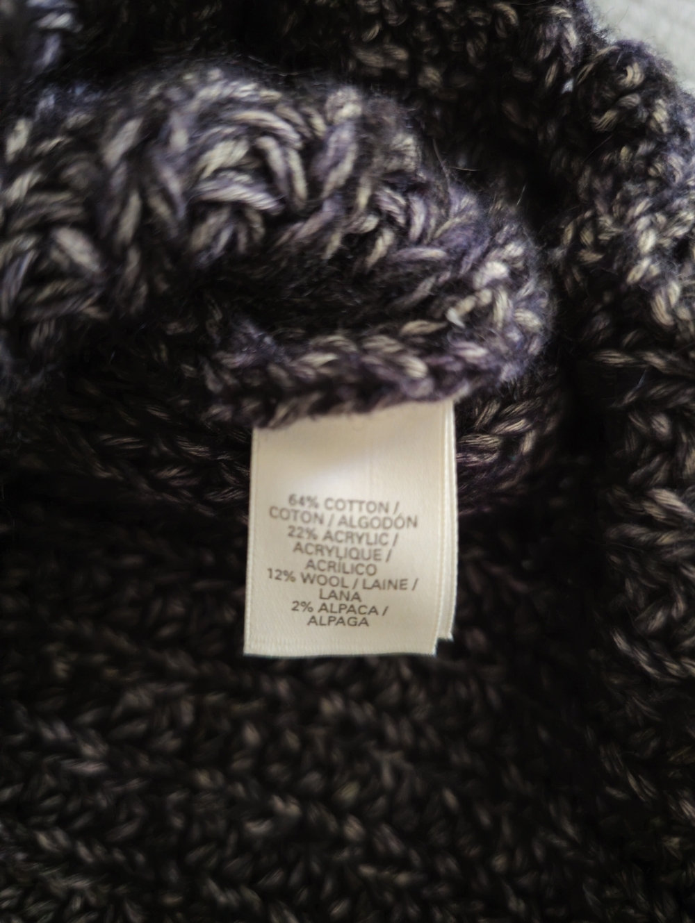 Victoria's Secret Charcoal Marled Turtleneck Sweater. - Picture 6 of 9